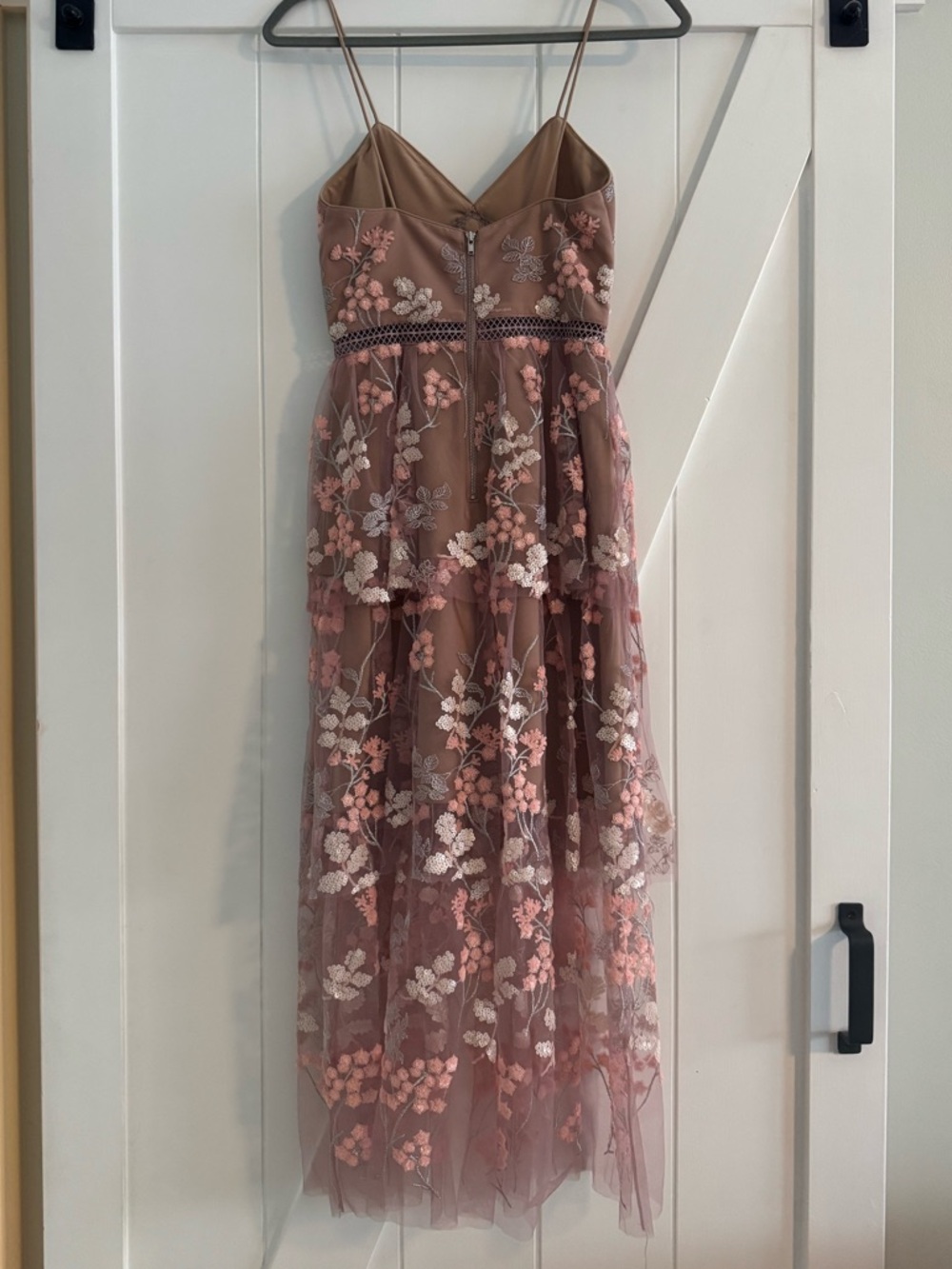 🎉HP🎉 Self Portrait Floral Embellished Midi Dress - Picture 8 of 9